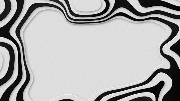 Abstract Black And White Background Loop
