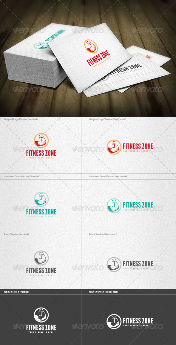 Gym & Fitness Logo - Humans Logo Templates