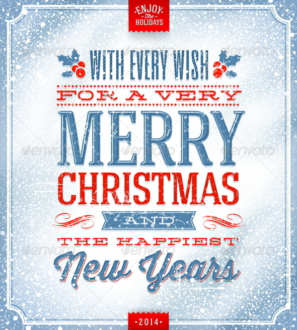 Christmas Greeting Illustration - Christmas Seasons/Holidays