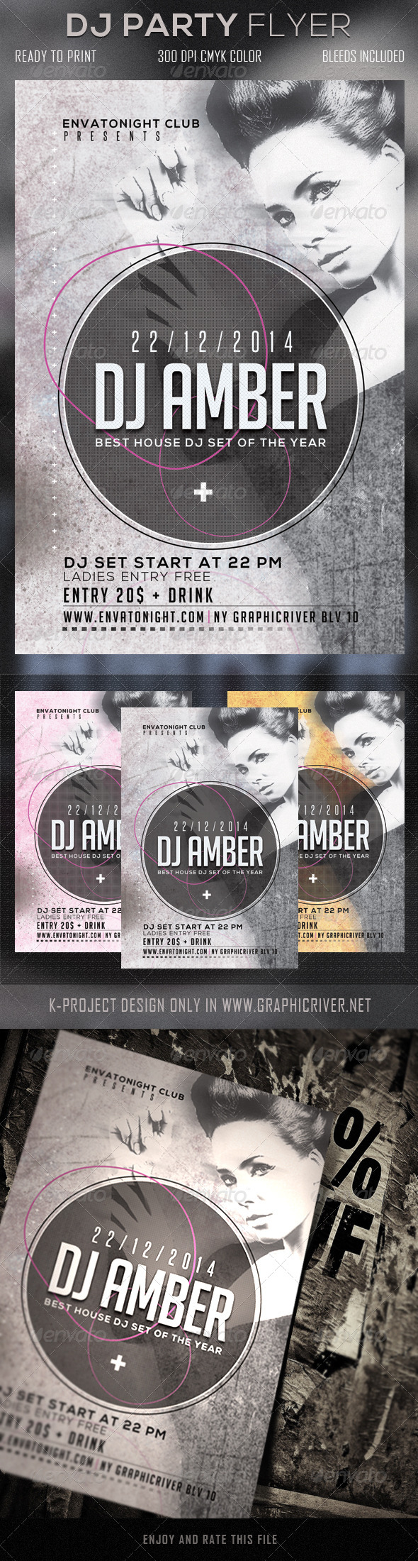 DJ Party Flyer - Clubs & Parties Events