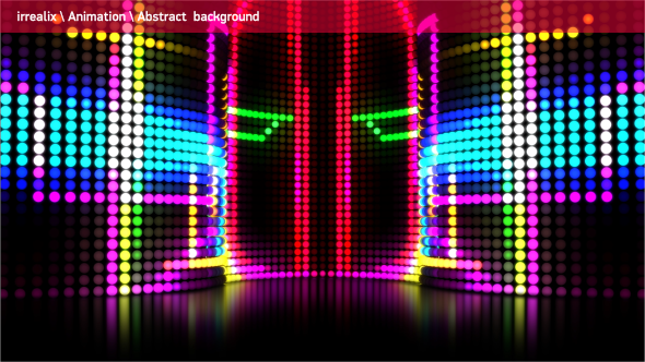 Motion Graphics Point Led Texture LED Lights Wall 02, Motion Graphics | VideoHive