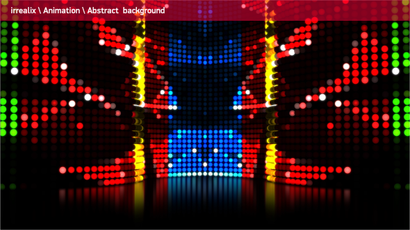 Motion Graphics Point Led Texture LED Lights Wall 07, Motion Graphics | VideoHive