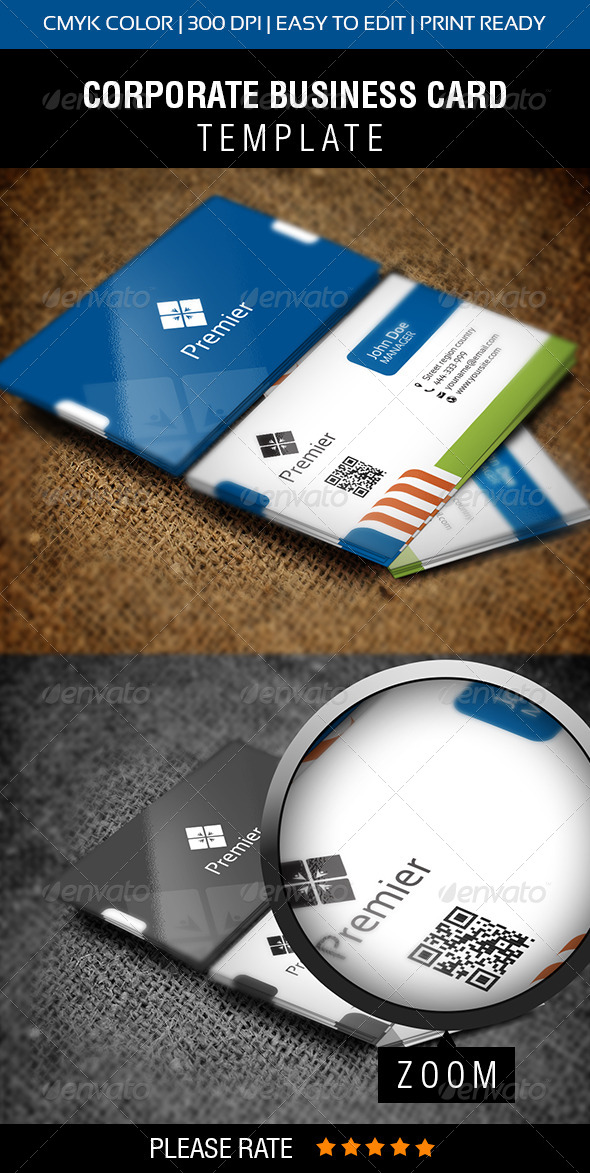 Premier Business Card - Corporate Business Cards