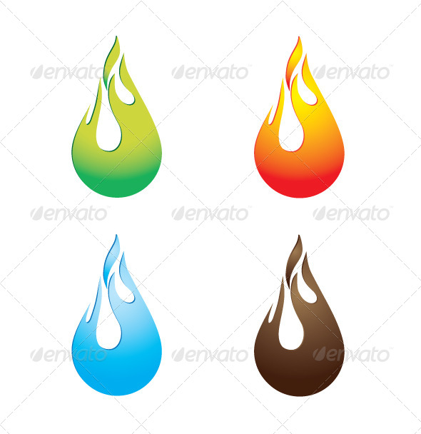 Fluid Drops - Organic Objects Objects