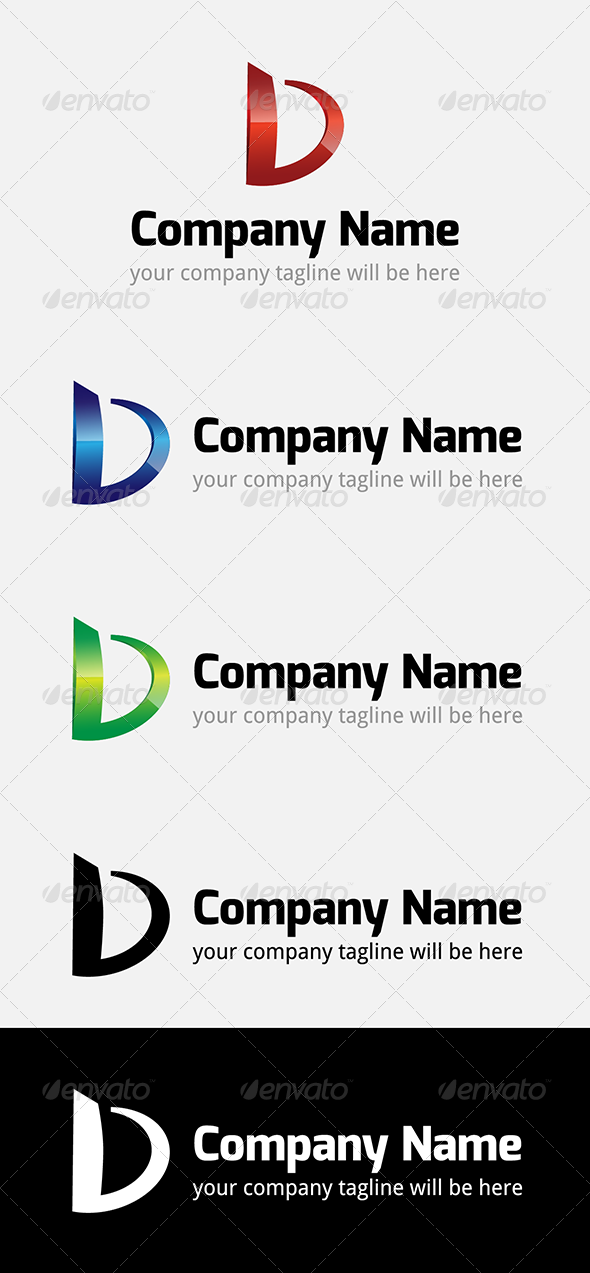 D Company Logo - Letters Logo Templates