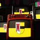 Flag of Moers, Germany, on Retro TVs. - VideoHive Item for Sale