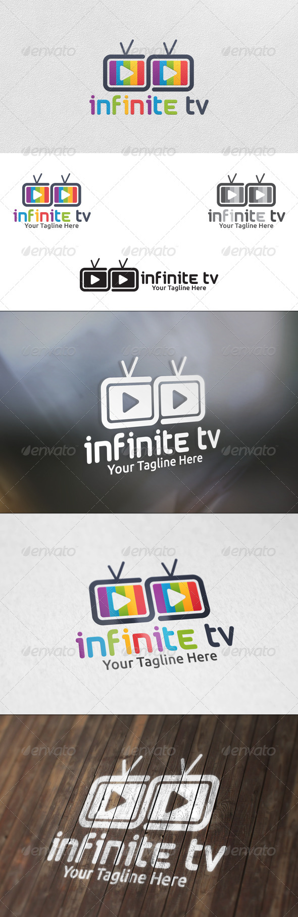 Infinite TV - Logo Template - Symbols Logo Templates