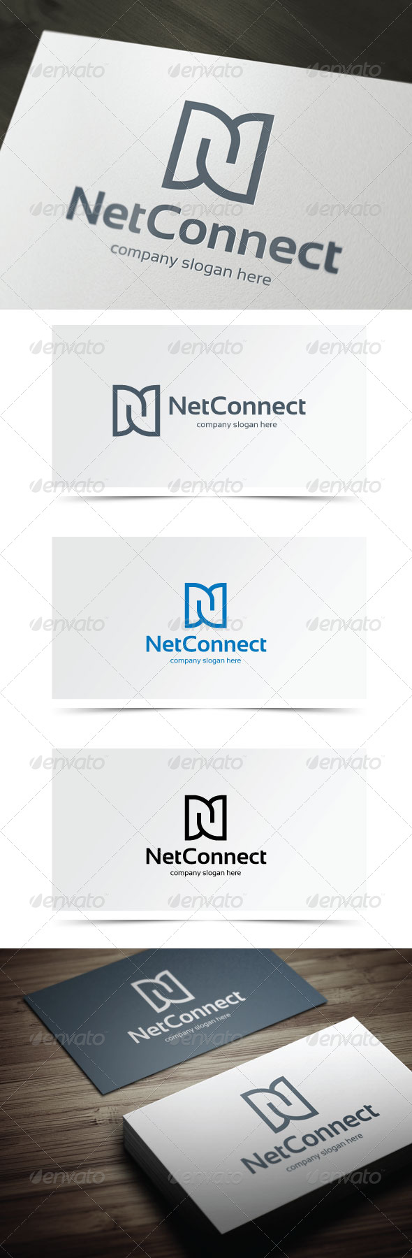 Net Connect - Letters Logo Templates