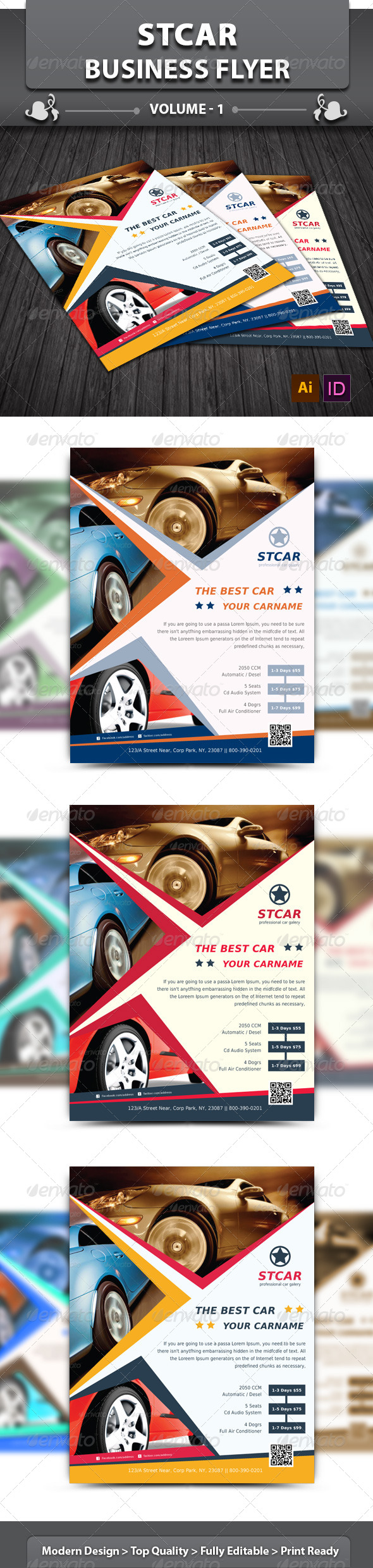 Automobile Business Flyer | Volume 1 - Corporate Flyers