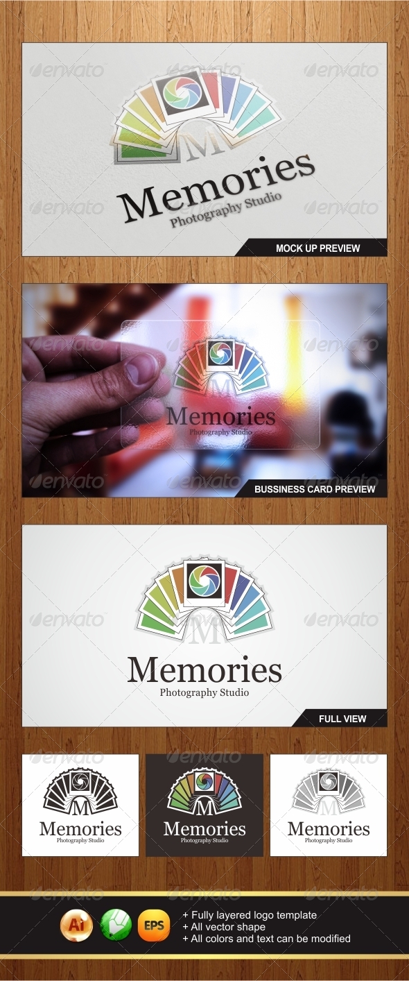 Memories Photo Logo 2 - Letters Logo Templates