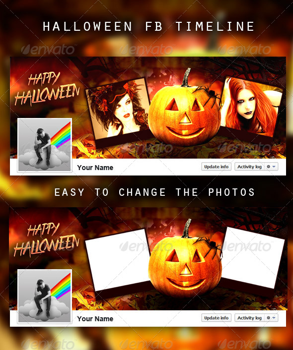Halloween FB Timeline - Facebook Timeline Covers Social Media