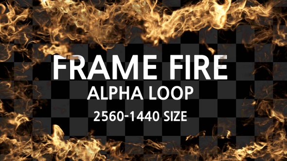 Window Fire Frame Qhd Alpha Loop