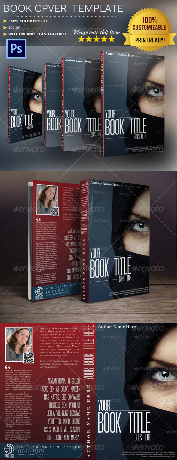 Book Cover Template Vol.2 - Miscellaneous Print Templates