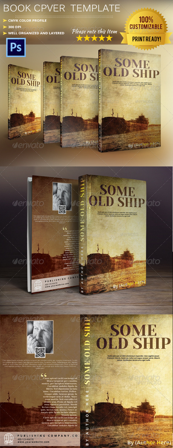 Book Cover Template Vol.3 - Miscellaneous Print Templates