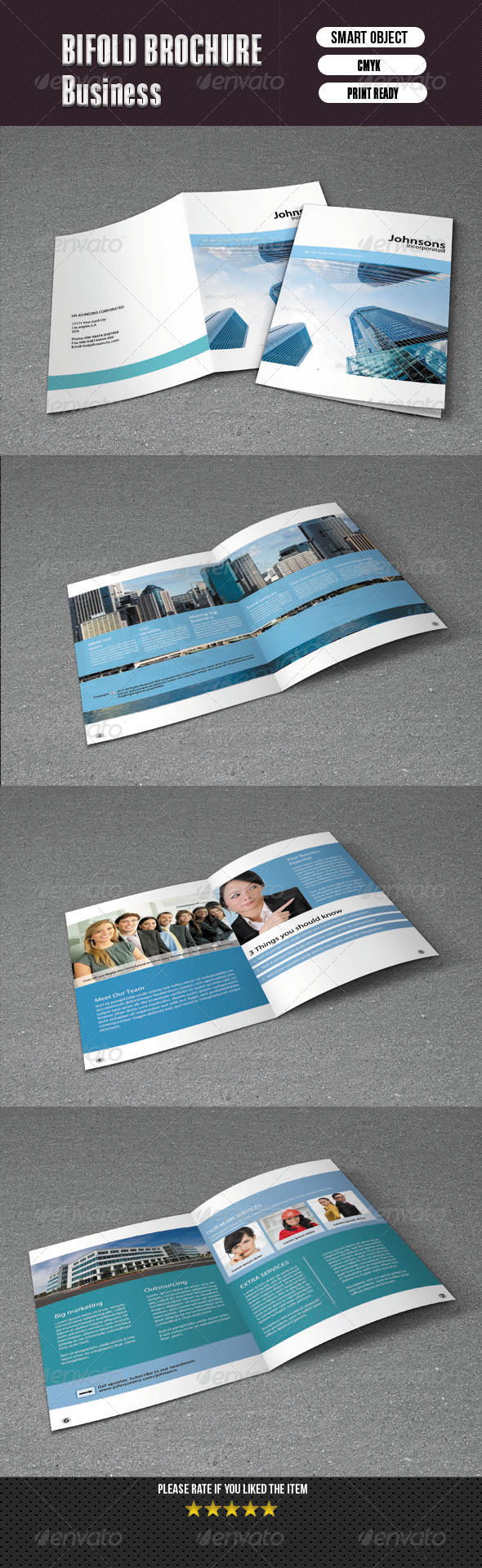 Bifold Brochure For Business-8 Pages - Corporate Brochures