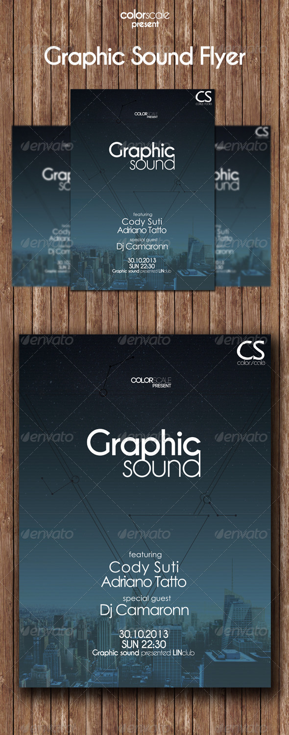 Graphic Sound Flyer - Events Flyers