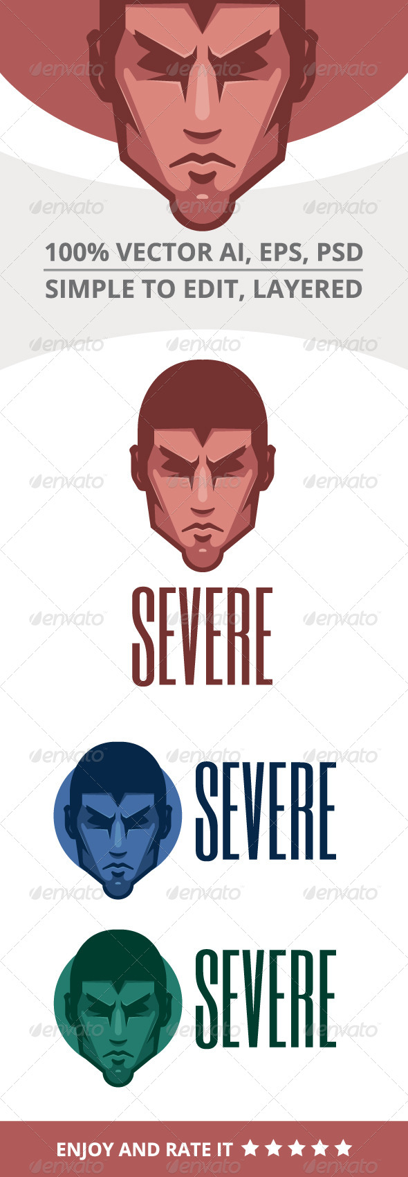Severe - Humans Logo Templates
