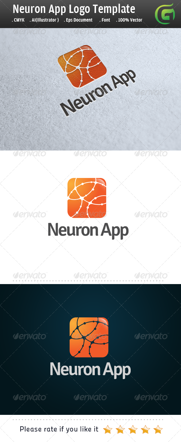Neuron App - Symbols Logo Templates