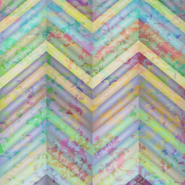 Abstract Retro Vector Striped Background - Backgrounds Decorative