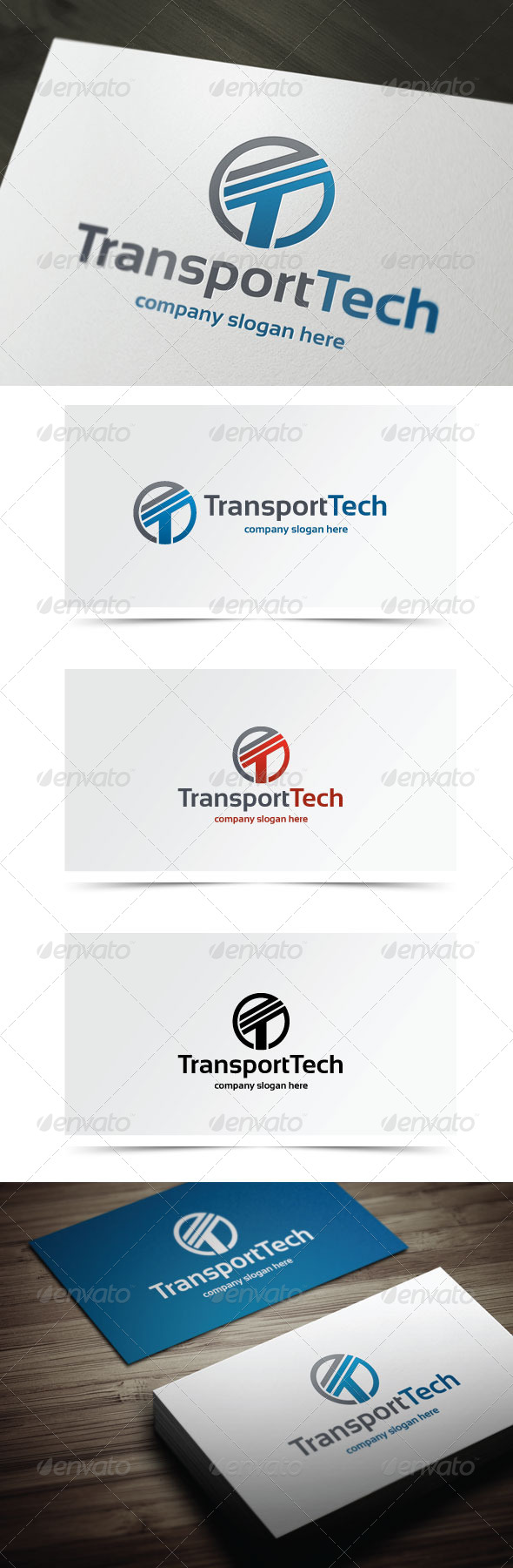 Transport Tech - Letters Logo Templates