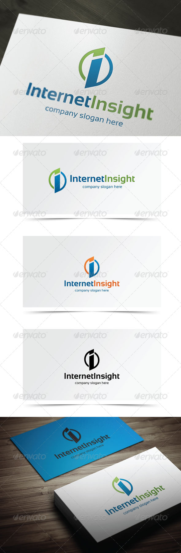 Internet Insight - Letters Logo Templates