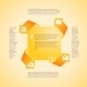 Infographics Template. Four Options Vector.