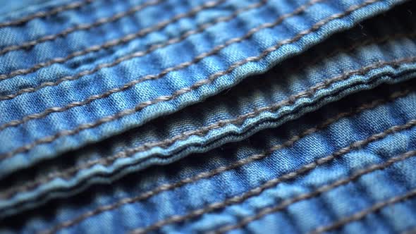 Denim Fabric Texture And Stitching alt