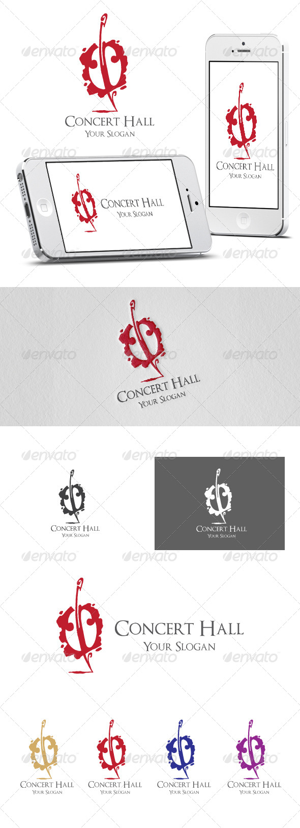 Concert Hall Logo Template - Objects Logo Templates