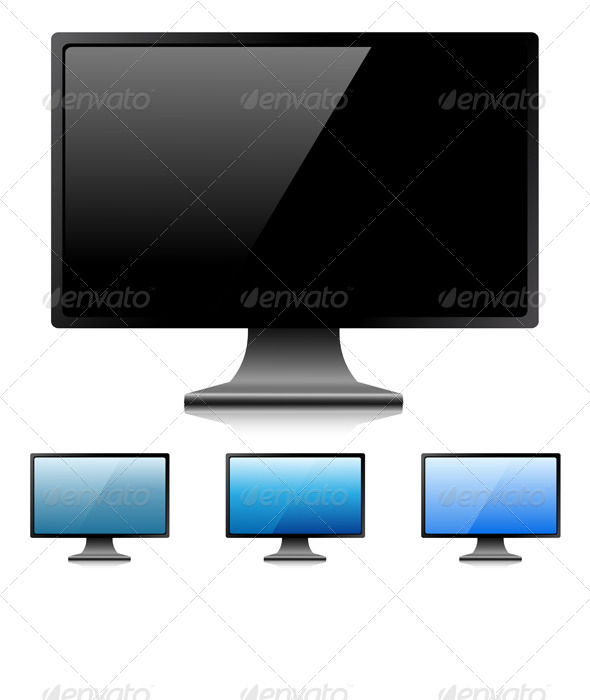 Digital Monitor - Technology Conceptual