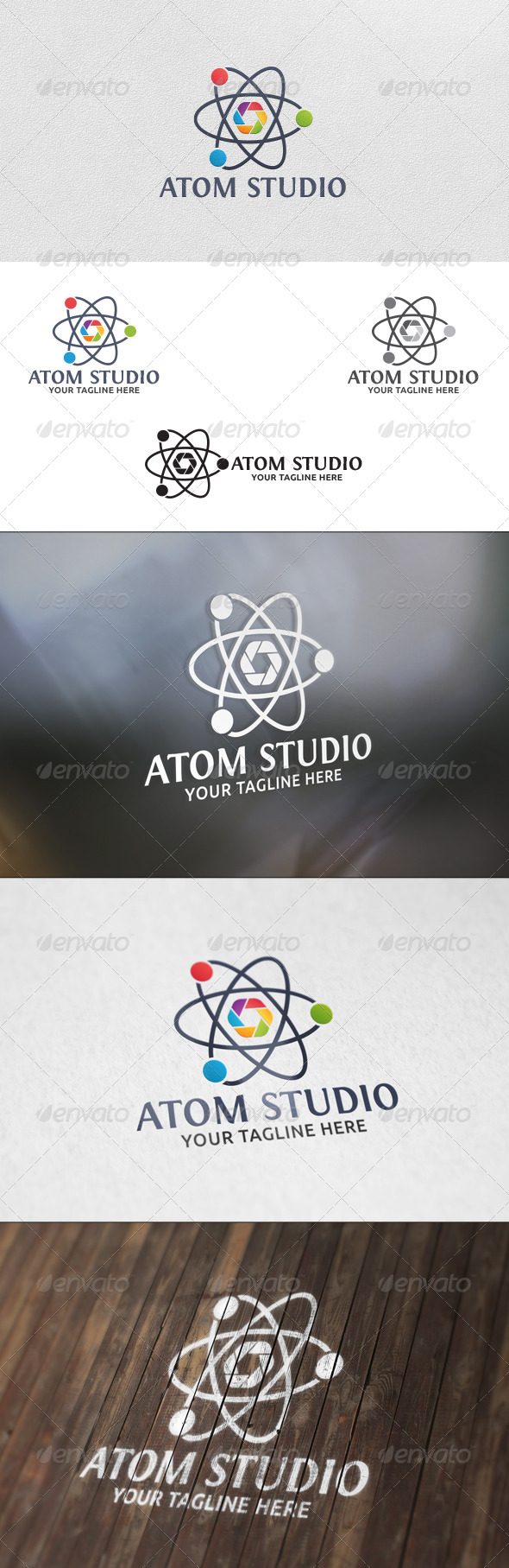 Atom Studio - Logo Template - Symbols Logo Templates