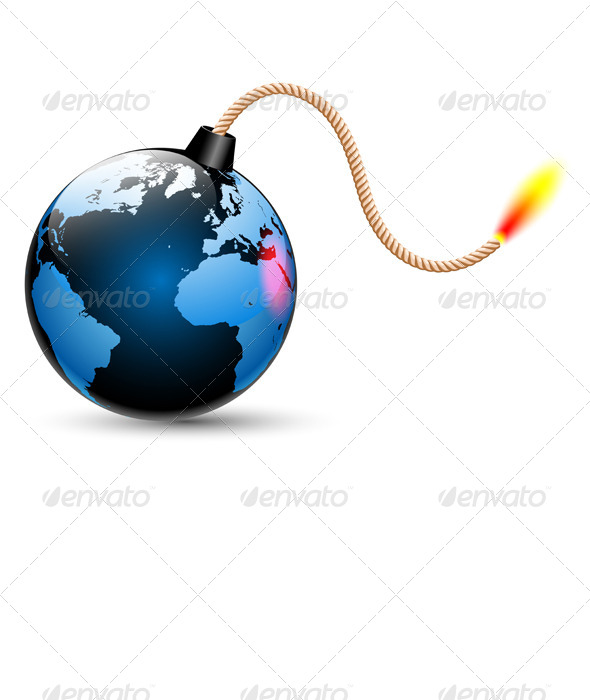 Bomb - Abstract Conceptual