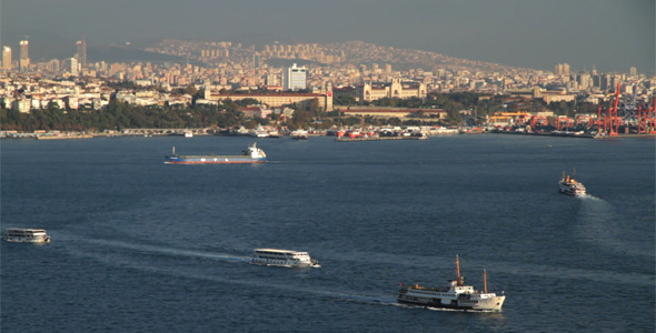 Istanbul Harbour in Turkey