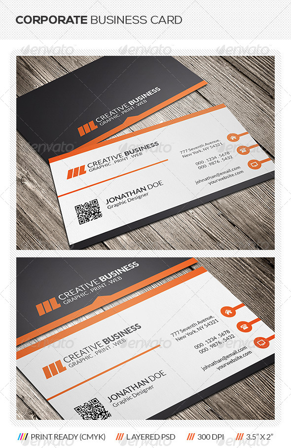 Corporate Business Card Design - Corporate Business Cards
