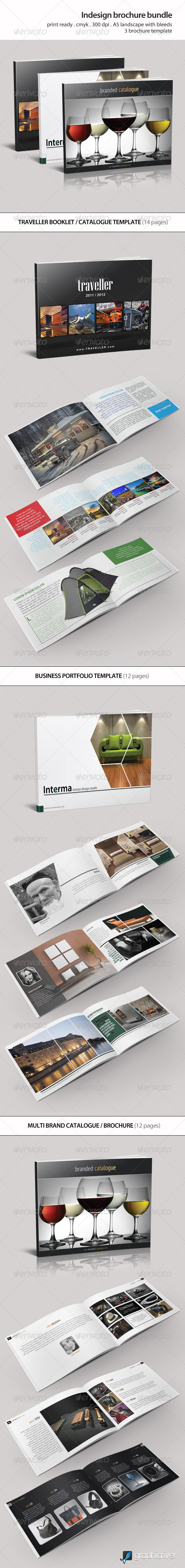 Indesign Brochure Bundle Vol 1 - Catalogs Brochures