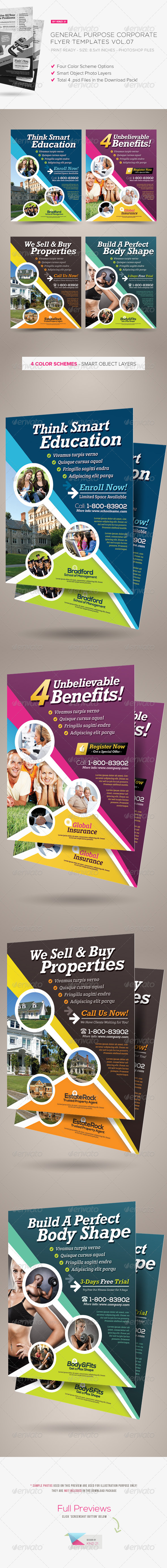 General Purpose Corporate Flyer Vol.07 - Corporate Flyers