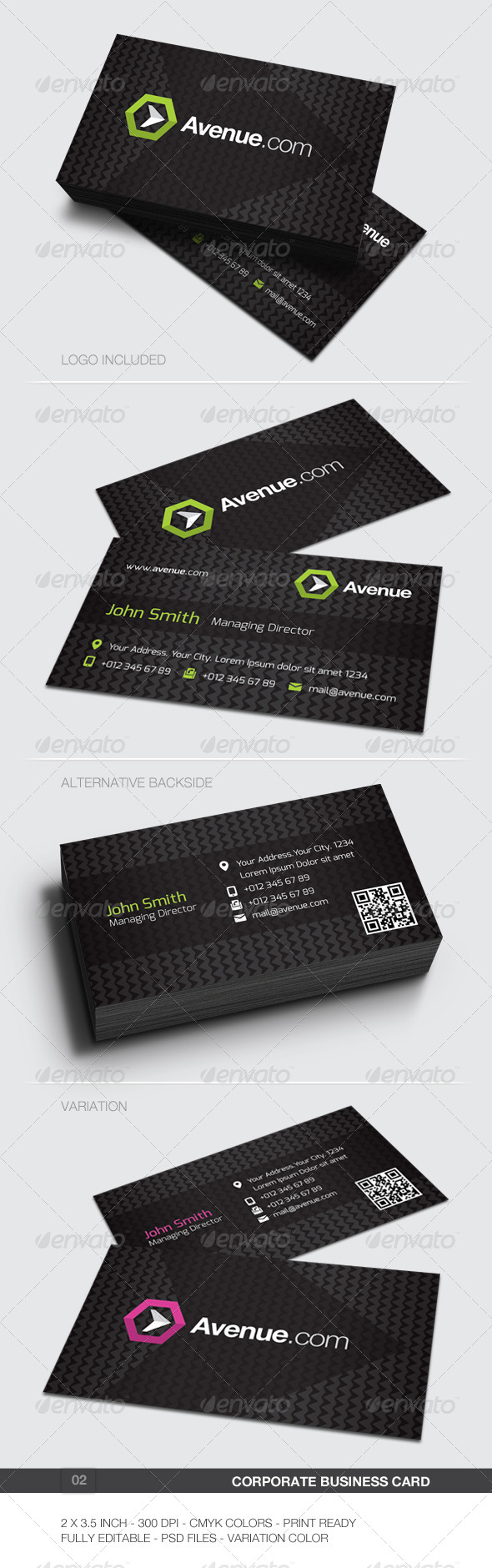 Corporate Business Card - 02 - Corporate Business Cards