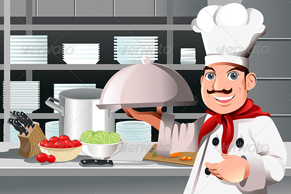 Restaurant Chef - People Characters