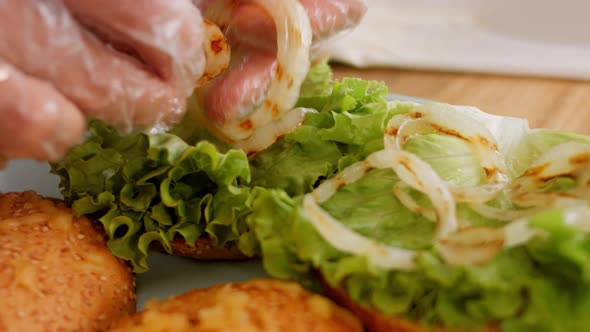 Cinematographic Mayonaisse Flag | Huge Green Tomato BLT Burger Easy Recipe alt