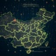 China Danger Gold Map 4K - VideoHive Item for Sale