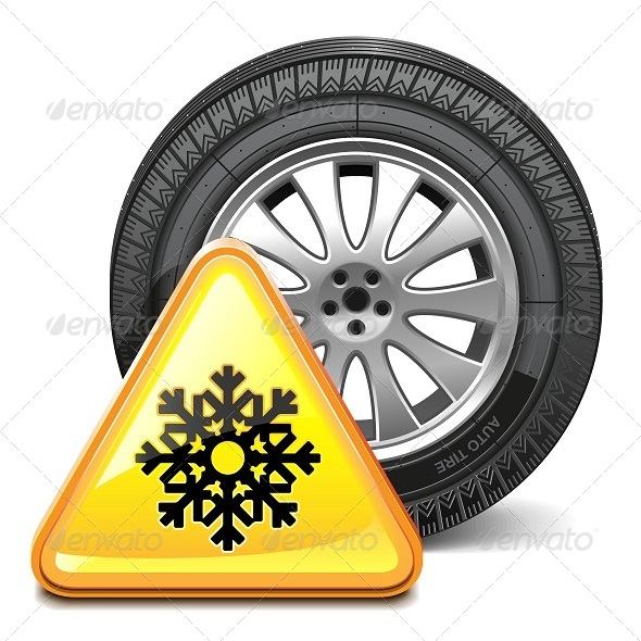 Vector Wheel with Sign - Commercial / Shopping Conceptual