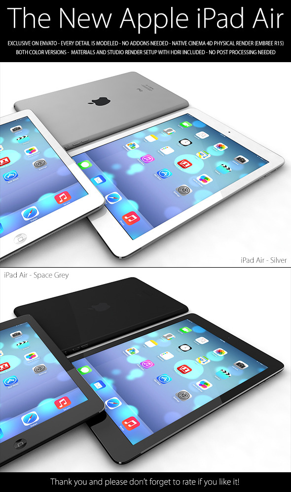 iPad Air - 3Docean 5956076