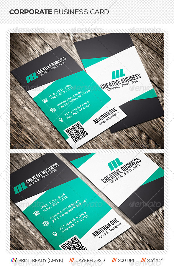 Creative Corporate Business Card - Creative Business Cards