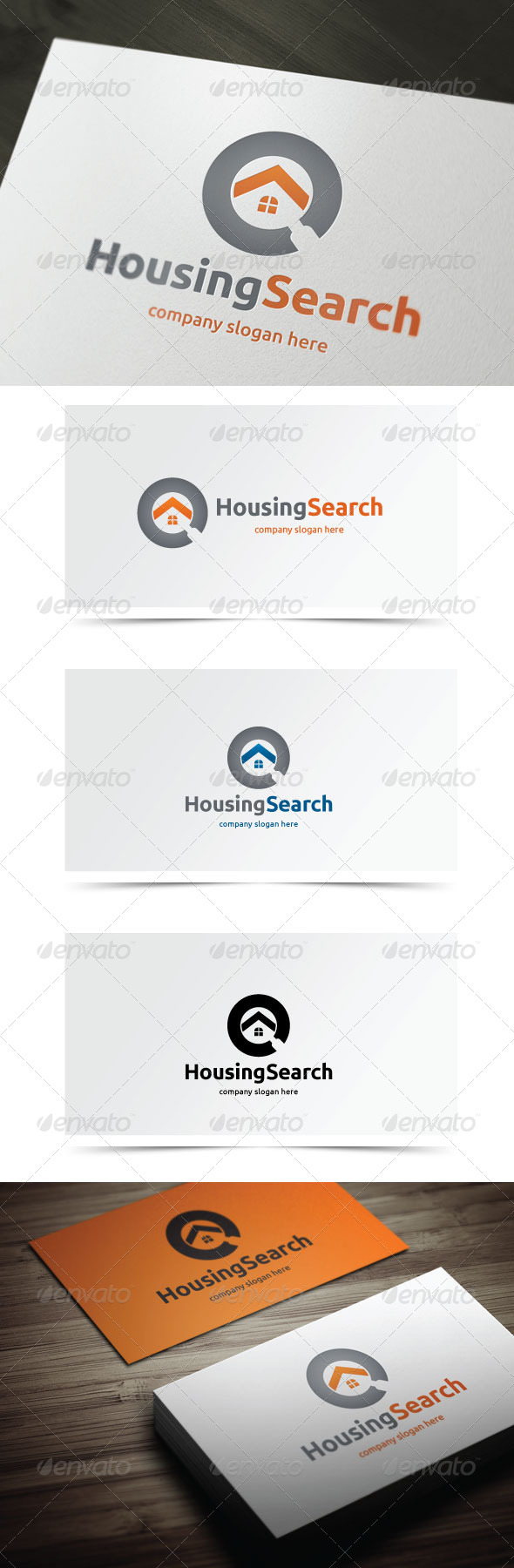 Housing Search - Buildings Logo Templates