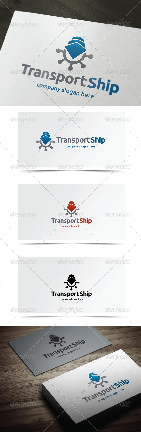 Transport Ship - Objects Logo Templates