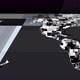 Background Black White Earth Map Technology Animation - VideoHive Item for Sale