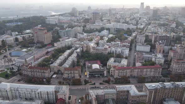 Kyiv - the Capital of Ukraine. Aerial View. Kiev alt
