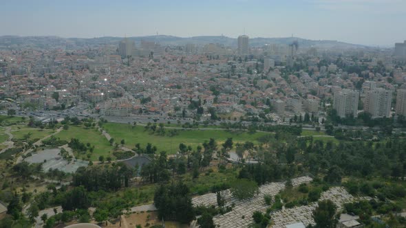 Jerusalem City the Capital of Israel from the Sky