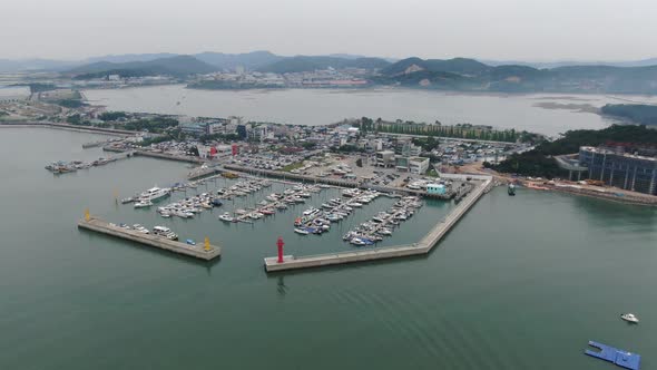 Korea Gyeonggi Do Hwaseong Jeongok Port Yacht