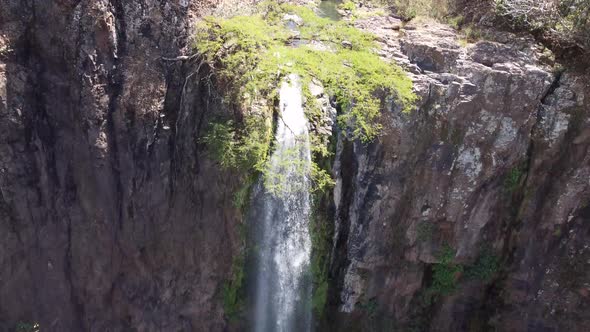 Epic waterfall on symetric shot