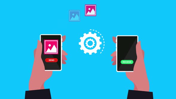 Sending Image From One Mobile Device To Another Mobile Device alt